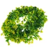 Decorative Flowers Daisy Garland Artificial Wreath Po Prop Front Door Adornment Christmas 36X36CM Party Yellow Plastic Simulation Decor