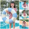 Air Inflatie Speelgoed Kinderen Zomer Streep Opblaasbare Zwemmen Ring Speelgoed Outdoor Zwembad Spelen Water Zwemmen Ring Kinderen Strand Speelgoed Geschenken 230616