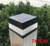 Post Post Solar Light Outdoor Outdoor Solar Corteling Light per la decorazione in alluminio 7x7cm