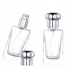 Frascos de perfume transparentes de 25 ml para viagem bolso vidro spray frasco de spray de névoa vazio Xgkpn