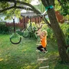 Autres articles de sport Terrains de jeux Parque Infantil Anneaux suspendus Ninja Escalade Enfants Enfants Swing Outdoor Mountain Gymnastic Ring 230615