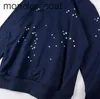 Sweats à capuche pour hommes Sweats Hip Hop Singer Spider Web Star 5555555 Pull ample à capuche imprimé Mode pour hommes et femmes93w0dcbpDCBP