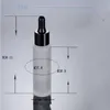 wholesale hot new 30ML Frosted Glass Dropper Bottle Gold Essence Packing Glass Bottle Bedjp