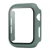 Buntes PC-Hartstoßgehäuse mit gehärtetem Glas für iWatch 1 2 3 4 5 7 8 Vollschutzabdeckungen 41 mm 45 mm 38 mm 40 mm 42 mm 44 mm Armband in Einzelhandelsverpackung