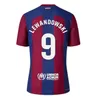 23 24 Pedri Lewandowski Gavi Camisetas de Football Soccer Jersey 2023 2024 FC Ansu Fati Ferran Raphinha Dest Camisa de fútbol Camisa para hombres Equipos de niños