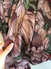 Scarves Double-sided Different Color Silk Wool Large Square Scarf Pastoral Shawl