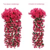 Dekorativa blommor 1st Violet Artificial Flower Party Decoration Simulation Valentine's Day Wedding Wall Hanging Basket Orchid Fake