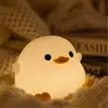 Doudou Duck Nachtlampje Slaapkamer Nachtkastje Opladen met Slaap Pat Lamp Timing Lamp Creatieve Cadeaus voor Kinderen