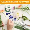 Vases 1 Set Floating DIY Charms Bougies de Noël Perles Bonbons Ornements