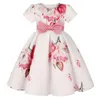 Meisjes Jurken Meisjes Kinderen Bloem Elegante Causale Prinses Feestjurken Kinderkleding Kerst Verjaardag Bruiloft Baby Meisje Jurk 230615