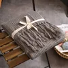 Blanket INyahome Waffle Weave Blanket Home Decoration Soft Lightweight Bed Blanket for All Season Cream Grey Throw Blanket For Couch R230615