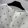 Robe Robes d'été pour femmes 100% polyester plein corps petit imprimé version A-line du cou rond à manche à manches courtes 2 couleurs s-xl concepteur femme