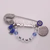 Pins Brooches customize name only can make english name islam AYATUL KURSI Baby brooch Pin 230615