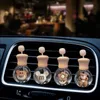 100 pcs/lot dessin animé voiture sortie d'air bouteille de parfum voiture aromathérapie bouteille en bois bouteille d'huile essentielle voiture décoration accessoires Gslvb