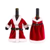 クリスマスの装飾レッドマントコートワインボトルERバッグお祝いのパーティーの家の装飾ドロップシップデリバリーサプライズdhkgl