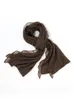 Scarves High-Quality Cashmere Scarf Women Thin Winter Scars Shawls Fashion Solid Color Female Pashmina Oversized Keep Warm Warps