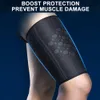 Sports Thigh Compression Sleeves Breathable Elastic Leg Support Muscle Strain Protector for Cycling Running Basketball Football - 1pc