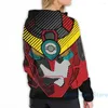 Moletom Masculino Moletom Masculino Para Mulher Engraçado Gurren Lagann Listras Estampado Moletom Com Capuz Casual Streatwear