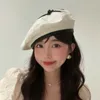 Berets 2023 Ny kinesisk stil kinesisk knut temperament basker kvinnor retro enkel mode fast färg litterär och konstnärlig målare hatt z0613