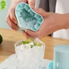 Nuovo stampo per cubetti di ghiaccio in silicone Cilindro rotondo creativo Stampo per cubetti di ghiaccio per accessori per bicchieri da cucina per cocktail di birra whisky fai-da-te