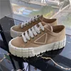 Mode Designer Casual Schoenen Heren Zwart Wit Klassiek Hoogteverhogend Dames Nylon All-Match Canvas Outdoor Board Schoen Trend Ademend Wandelen Tennissneakers