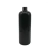 Storage Bottles 15pcs White Black Clear Brown Blue Empty Plastic Shampoo Bottle With Screw Cap 17 Oz PET Essential Oil