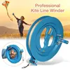 Autres articles de sport Twisted String Line Outdoor Round Blue Grip Kite Reel Winder Fire Wheel Flying Handle Tool pour Fying Kites 230615