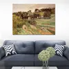 Canvas kunst Paul Cezanne schilderij landschap in de Provence 1875 handgemaakte kunstwerken levendige decor voor wijnkelder
