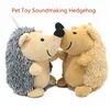 Hedgehog Soft Plush Dog Toys Small /Large Dogs Interactive /Squeaky Sound Toy Chew Bite Resistant Toy Pet Accessories