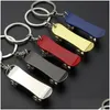 Key Rings Metal Rotatable Skateboard Keychain Pendant Handbag Hangs Fashion Jewelry For Women Mens Gift Will And Sandy Drop Delivery Dhpul