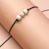 Braccialetti con ciondoli Boemia Amicizia Pietra turchese Fai da te Fatti a mano Braccialetti con perline Braccialetti da donna Gioielli con carta dei desideri fortunati