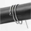Цепочки из нержавеющей стали Sier Link Diwelry для мужчин и женских аксессуаров бросают ожерелья для доставки подвески Dhgid