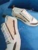 New Designer Stripe Casual Shoes Fashionable Leather Lace-up Tennis Shoe Fabric Low Canvas Sports Men Women