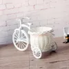 Новая ваза Rattan Bike с шелковыми цветами