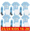 Soccer Jerseys HAALAND DOKU 24 25 MaNS CiTIeS DE BRUYNE PHILLIPS GREALISH FERRAN MAHREZ FODEN BERNARDO JOAO CANCELO Z RODRIGO Football Shirt Men Kids Kit Sets Uniform