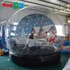 Sayok Décoration de Noël Gonflable Boule à Neige Bulle Tente à Bulles Transparente avec Souffleur de Fond Imprimé et Pompe