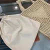 Designer-Schultertasche aus Raffiabast, Tragetasche für Damen, Strandtaschen, Luxus-Handtaschen, atmungsaktive Netztaschen, gewebte Einkaufstasche, Sommer-Stroh-Mikrofaser, bestickt, große Strandtaschen