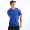 Magliette da uomo T-shirt ad asciugatura rapida che assorbe il sudore Magliette sportive resistenti agli strappi Maglietta da corsa americana