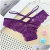 Mutandine da donna slip in pizzo sexy vedere attraverso clessine a bassa vita da donna lingerie da donna biancheria da donna perizoni per ciglia G per corde vestiti w dh8jr