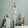 Nordic decoration accessories Boho Handwoven Star Tapestries Ornaments Christmas Gift for Children Room Farmhouse Home Decor Macr8278F