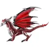 3D Puzzles Piececool Metal Puzzle The Black Dragon Model DIY Laser Cut Assemble Jigsaw Toy Desktop Dekoracja Dekoracja dla audytu dzieci 230616