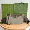 Designerskie torby na ramię luksusowe torebki Kobiety Crossbody torebki ophidia torebki Truskawkowe Hobo Messenger Tormy Chain Red and Green Pasp