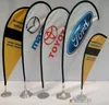 Custom Print Tafel/Desk Top Display Stand Teardrop Vlag