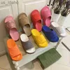 Slippers 2023 New Style Slippers Sandal Sliders Macaron Macaron Nonslip Nonslip Bottom Fashion G House Clipper Women Wear Beach Flipflops Ins Laiders 3 J230616