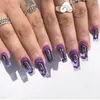 Nouveau anglais lettre ongle autocollant 4 pièces Ultra mince gommé noir et blanc or et argent Nail Art fournitures ongles autocollant D27 #30