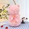 الجملة Sakura Pink Bear Bare Splush Toys Children's Games Playmate Sofa Throw Throw Pillow Send Frivaly Gift