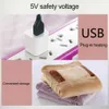 Filt USB Electric Filt Body Warming Heating Filt Pocket Knee uppvärmd filt Buckle Dubbelskikt RAPID Termiskt värme Sjal R230615