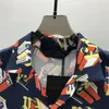2 Lüks Tasarımcılar Gömlek Erkek Moda Tiger Mektubu V İpek Bowling Gömlek Günlük Gömlek Erkekler İnce Fit Kısa Kol Elbise Gömlek M-3XL#1007