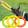 Jouets pour chiens jouets pour animaux de compagnie disque volant d'entraînement anneau extracteur Anti-morsure flottant fournitures interactives jouets pour chiens mastication agressive