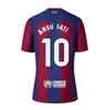 23 24 Tam Kit Setleri Camisetas de Futbol Memphis Pedri Adama Auba Lewandowski Futbol Forması Ferran Ansu Fati Gavi F. De Jong Dest Yetişkin Çocuklar Barcelonas